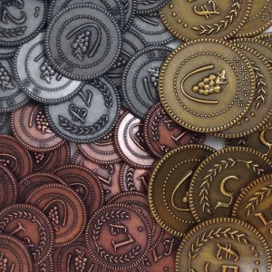 Metal Lira Coins (72 pcs) (Viticulture)