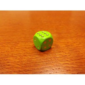 Dado 16mm Verde chiaro