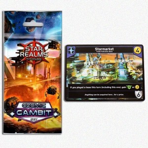 BUNDLE Star Realms Cosmic Gambit Set + Starmarket promo card