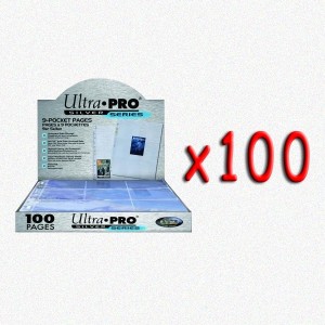 BUNDLE 100x UltraPro - Foglio Silver 9 taschine (11 fori)