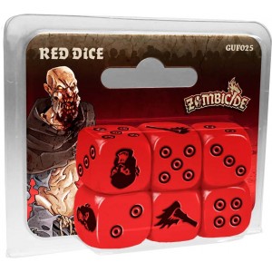 Red Dice: Zombicide Black Plague Red Dice: Zombicide Black Plague