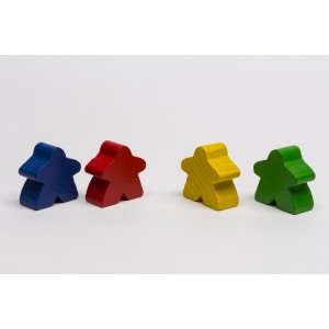 Meeple Carcassonne gigante Blu