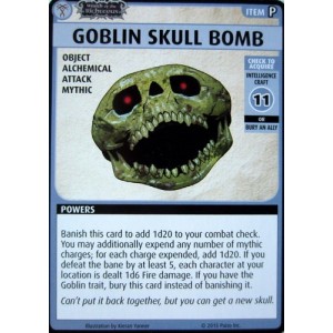 Goblin Skull Bomb - Pathfinder Adventure Card Game: Wrath of the Righteous Goblin Skull Bomb - Pathfinder Adventure Card Game: Wrath of the Righteous