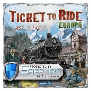 SAFEGAME Ticket to Ride: Europa ITA + bustine protettive