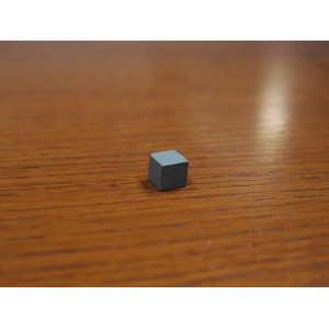 Cubetto 8mm Grigio (10 pezzi)