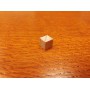 Cubetto 8mm Legno naturale (100 pezzi)