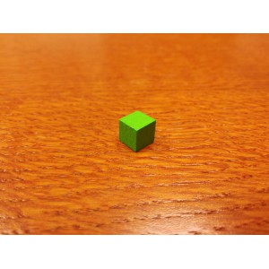 Cubetto 8mm Verde chiaro (10 pezzi)