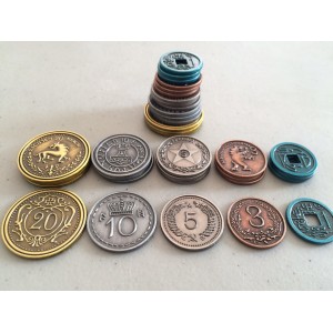 Set Monete in metallo per Scythe