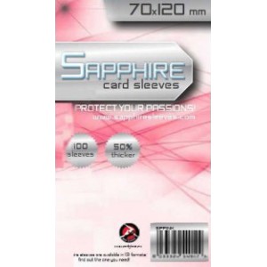 70x120 mm bustine trasparenti Sapphire (100 bustine)(Pink) 70x120 mm bustine trasparenti Sapphire (100 bustine)(Pink)