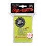 UltraPro - Bustine protettive trasparenti 66x91 - PRO MATTE Retro GIALLO CHIARO (50 bustine) UPR84149