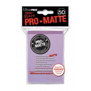 UltraPro - Bustine protettive trasparenti 66x91 - PRO MATTE Retro LILLA (50 bustine) UPR84504