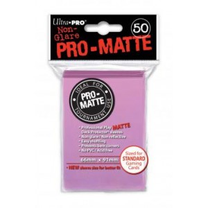 UltraPro - Bustine protettive trasparenti 66x91 - PRO MATTE Retro ROSA (50 bustine) UPR84185