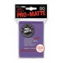 UltraPro - Bustine protettive trasparenti 66x91 - PRO MATTE Retro VIOLA SCURO (50 bustine) UPR84187