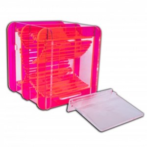 Contenitore/Torre lancia dadi Fluo Rosso Contenitore/Torre lancia dadi Fluo Rosso