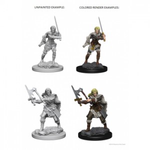 Human Female Barbarian (2 Units) - D&D Nolzur's Marvelous Unpainted
Miniatures