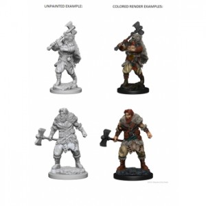 Human Male Barbarian (2 Units) - D&D Nolzur's Marvelous Unpainted
Miniatures