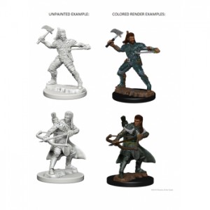 Human Male Ranger (2 Units) - D&D Nolzur's Marvelous Unpainted
Miniatures