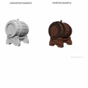 WizKids Deep Cuts Unpainted Miniatures - Keg Barrels (6 Units)