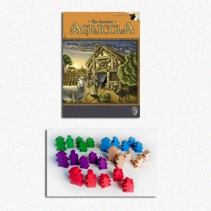 BUNDLE Agricola Nuova Ed. ENG + Pedine Contadini (Farmers) Deluxe BUNDLE Agricola Nuova Ed. ENG + Pedine Contadini (Farmers) Deluxe