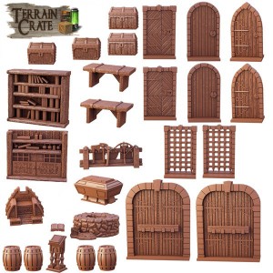 Terrain Crate: Dungeon Essentials (27 pezzi)