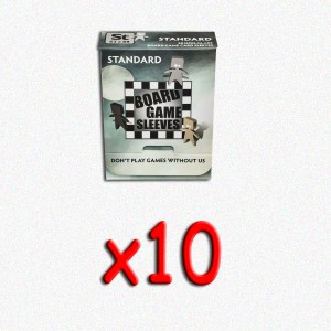 BUNDLE 63x88  Bustine protettive trasparenti Arcane Tinmen - MATTE 50 bustine (10 pezzi)