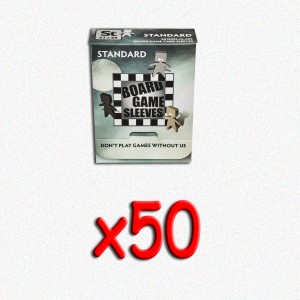 BUNDLE 63x88  Bustine protettive trasparenti Arcane Tinmen - MATTE 50 bustine (50 pezzi)