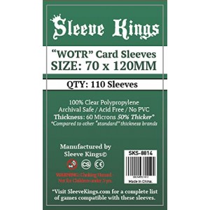 70x120 mm bustine protettive Sleeve Kings 'WOTR-Tarot' (110) SKS8814