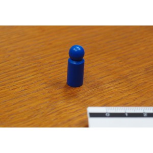 Pedina cilindrica Blu 10x25mm (500 pezzi)