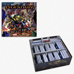BUNDLE Legendary: A Marvel DB Game + Organizer Folded Space in EvaCore
