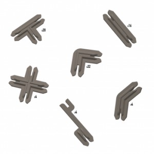 Terrain Clips - Brown - Battle Systems Terrain Clips - Brown - Battle Systems