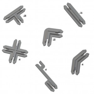 Terrain Clips - Grey - Battle Systems