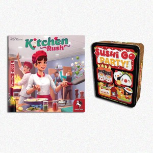 BUNDLE Kitchen Rush (Rev. Ed.) + Sushi Go Party ITA BUNDLE Kitchen Rush (Rev. Ed.) + Sushi Go Party ITA