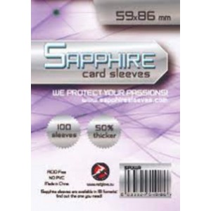 59x86 mm bustine protettive trasparenti Sapphire LILLA (100 bustine)