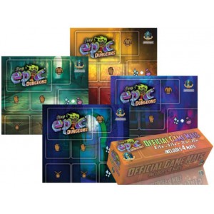 4 Pack Player Mats: Tiny Epic Dungeons (Tappetini) 4 Pack Player Mats: Tiny Epic Dungeons (Tappetini)