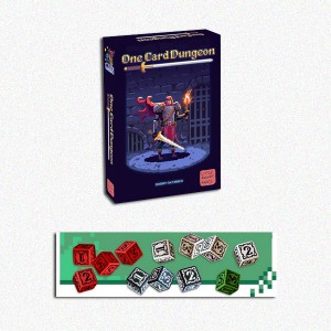 BUNDLE One Card Dungeon + Set di Dadi