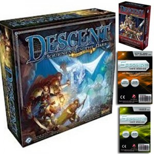 SAFEBUNDLE Descent - Journey in the Dark 2nd Ed. + Conversion kit + 500 bustine trasparenti adatte SAFEBUNDLE Descent - Journey in the Dark 2nd Ed. + Conversion kit + 500 bustine trasparenti adatte