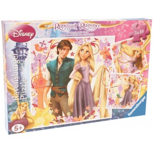 Puzzle 3x49 Disney Raperonzolo Art.092987 Puzzle 3x49 Disney Raperonzolo Art.092987