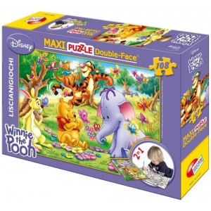 Puzzle 108 pz Maxi Double-Face Disney Winnie the Pooh Art.31719 Puzzle 108 pz Maxi Double-Face Disney Winnie the Pooh Art.31719