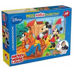 Puzzle 108 pz Maxi Double-Face Disney Mickey Mouse & Friends Art.37247 Puzzle 108 pz Maxi Double-Face Disney Mickey Mouse & Friends Art.37247