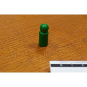 Pedina cilindrica Verde 10x25mm Pedina cilindrica Verde 10x25mm