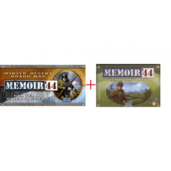 BUNDLE Memoir '44 Winter/Desert Map + Terrain Pack