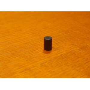 Token cilindrico 10x15 mm nero