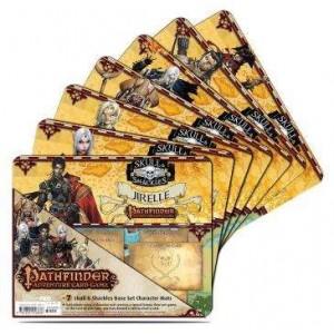 Base Set Character Mat (7 pz): Pathfinder Adventure Card Game: Skull & Shackles Base Set Character Mat (7 pz): Pathfinder Adventure Card Game: Skull & Shackles