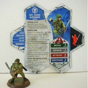Heroscape - Sgt. Drake Alexander (Swarm of The Marro) Heroscape - Sgt. Drake Alexander (Swarm of The Marro)