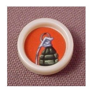 Heroscape - Segnalino bianco/Bomba (White marker/Bomb) Heroscape - Segnalino bianco/Bomba (White marker/Bomb)