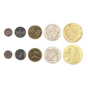 Monete Greche in metallo (Metal Coins Greek) Monete Greche in metallo (Metal Coins Greek)