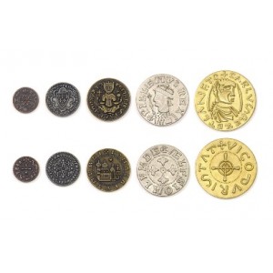 Monete Medievali in metallo (Metal Coins Middle Ages)