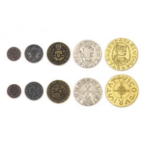 Monete Medievali in metallo (Metal Coins Middle Ages) Monete Medievali in metallo (Metal Coins Middle Ages)
