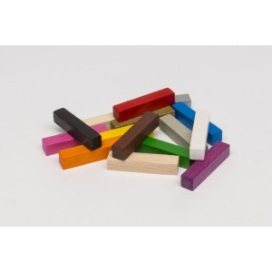 Token steccato Legno naturale 5x5x25mm Token steccato Legno naturale 5x5x25mm