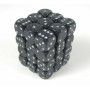 Set 36 dadi D6 12mm Speckled (bianco/nero puntinato)
